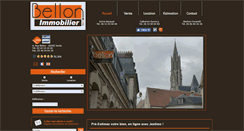 Desktop Screenshot of bellon-immobilier.com