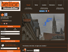 Tablet Screenshot of bellon-immobilier.com